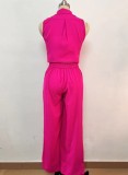 Fashion Casual Suit Women's Sleeveless Summer Shirt Trousers Women's Two-Piece Set