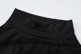 Women Winter Sexy Mesh Patchwork See-Through Long Sleeve Jumpsuit