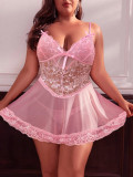 Plus size Women Lace Dress Sexy Lingerie