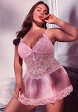 Plus size Women Lace Dress Sexy Lingerie