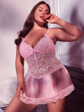 Plus size Women Lace Dress Sexy Lingerie