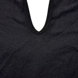 Women Solid Hollow Backless Sleeveless Maxi Dress