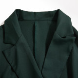 Spring Sexy See-Through Mesh Long Sleeve Double Breasted Slim Waist Chic Women Blazer Dress