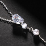 Chic Bead Wedding Bridal Rhinestone Back Body Chain