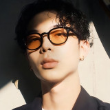 Retro Frame Multi-Color Sunglasses