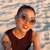 Fashionable Trendy  Y2K Rimless Sunglasses