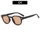 Retro Frame Multi-Color Sunglasses