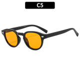 Retro Frame Multi-Color Sunglasses