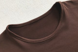 Sexy Long-Sleeved Solid Color Basic Bodysuit Spring Women's Clothing