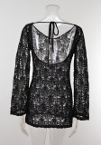 Summer Hollow Beach Bikini Sun Protection Clothing Knitting Blouse