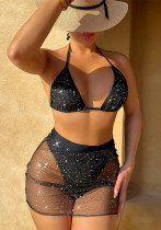 Women Shiny Sexy Two Pieces Bikini Women Shiny Sexy Two Pieces Bikini