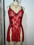 Lace Sexy Pajamas Luxury Nightgown Straps Dress Home Clothes