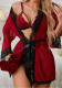 Sexy Lace Lingerie Set Transparent Temptation Gown Winter Pajamas