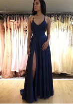 Women Sleeveless Slit Evening Gown Women Sleeveless Slit Evening Gown