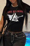 Women Short Sleeve Printed T-Shirt
