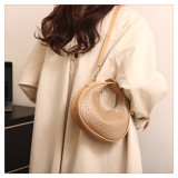 Retro Versatile Simple Diamond Women's Bag Shoulder Handbag