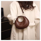Retro Versatile Simple Diamond Women's Bag Shoulder Handbag
