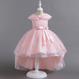 Girls' puffy princess dress