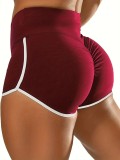 Women High Waist Stretch Yoga Running Fitness Shorts