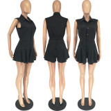 Summer Women Sexy Sleeveless Casual Jumpsuit