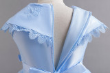 Girls' puffy princess dress