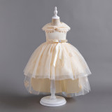 Girls' puffy princess dress