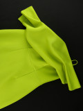 Solid Color Sexy Strap High Waist Formal Party Dress