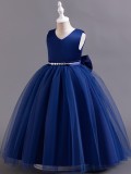 Girls Bow Princess Dress Children's Performance Dress