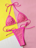 Sexy Solid Bikini Women's Two Pieces Swimsuit