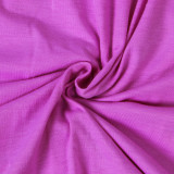 Sexy Women's Loose Casual Solid Color V-Neck Women's Jumpsuit