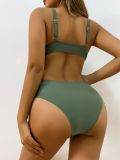 Sexy Deep V Slim Fit One-Piece Swimsuit