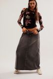 spring and summer Floral printed long-sleeved mesh Top