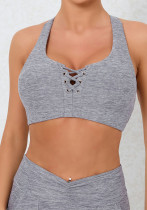 Women Crossover Tank Yoga Bra Quick-Drying Fitness Top