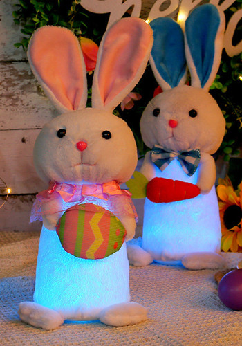 Christmas Easter Decorations Rabbit Doll Bunny Ornaments Gift