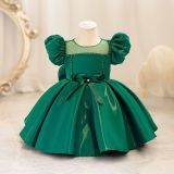 Children's Dress Puff Sleeve Baby Girl Princess Dress