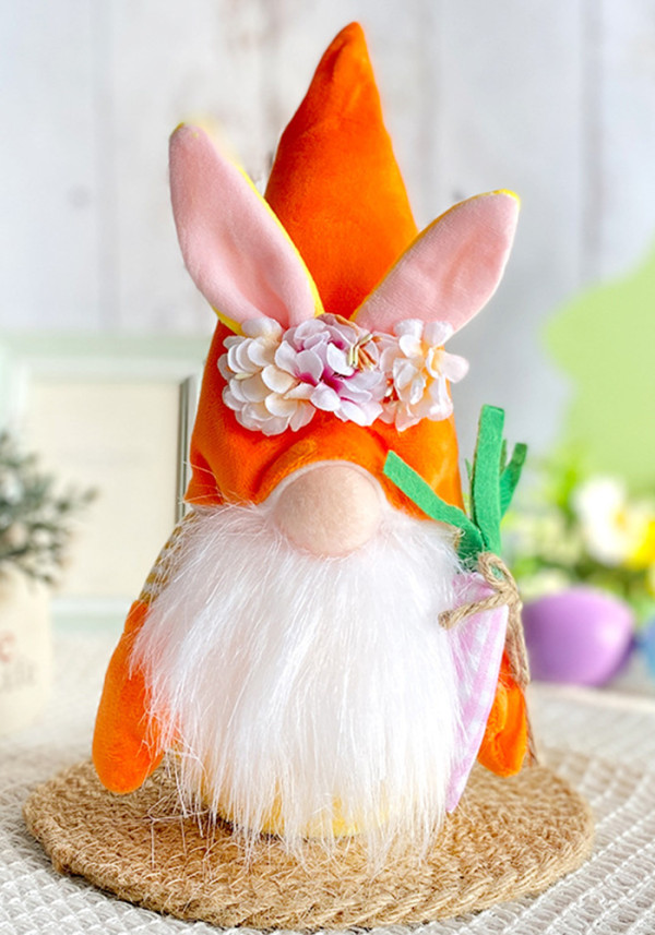 Easter Bunny Decorative Faceless Doll Ornament