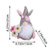 Easter Bunny Decorative Faceless Doll Ornament