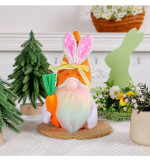 Easter Bunny Decorative Faceless Doll Ornament