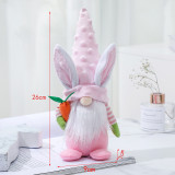 Cute Easter Rabbit Faceless Doll Ornament