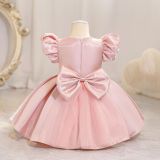 Children's Dress Puff Sleeve Baby Girl Princess Dress