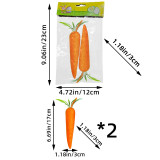 Easter Decoration Carrot Ornaments