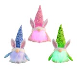 Easter Sequin Rabbit Luminous Doll Holiday Decoration Ornaments