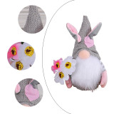 Easter Bunny Decorative Faceless Doll Ornament