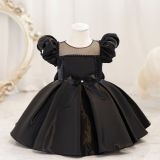 Children's Dress Puff Sleeve Baby Girl Princess Dress