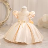 Children's Dress Puff Sleeve Baby Girl Princess Dress