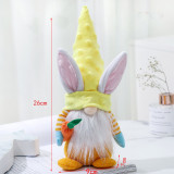 Cute Easter Rabbit Faceless Doll Ornament