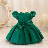 Children's Dress Puff Sleeve Baby Girl Princess Dress