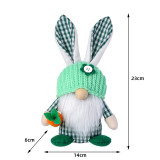 Easter Plaid Rabbit Props Ornaments Decoration
