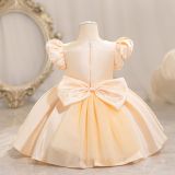 Children's Dress Puff Sleeve Baby Girl Princess Dress
