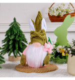 Easter Bunny Decorative Faceless Doll Ornament
